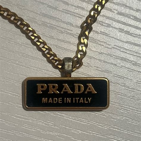 prada credit card bracelet|Prada reworked necklace.